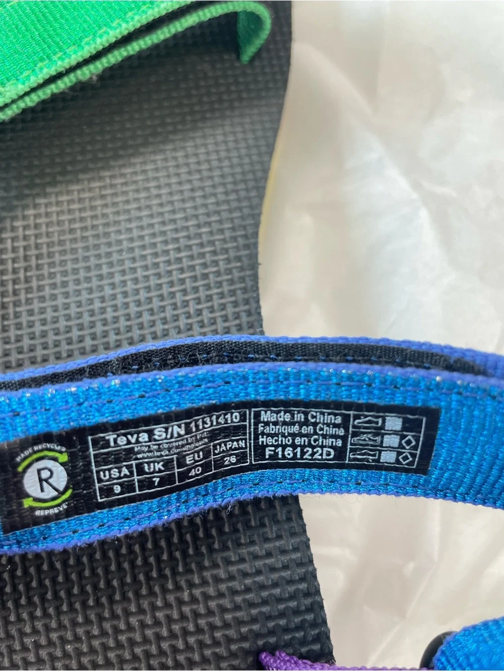 Teva colorful sandals